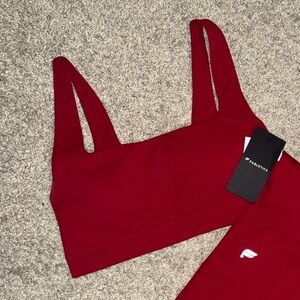 Fabletics Red Sports Bra Sports